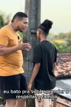 T0601003 Se fosse um neto seu ou um filho qual seria sua reação em relação essa situação