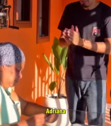 T0121005 Tim chegou em casa viu Adriana com olho todo roxo