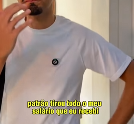 T0102004 Luís pegou dinheiro da funcionária só porque ela está recebendo salários mínimos