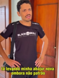 T0121005 Luís deu abajur para Adriana acusou ela de ter pegado para Tim