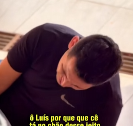 T0122045 Luís se jogou na frente do carro acusou Adrianade ter batido carro nele