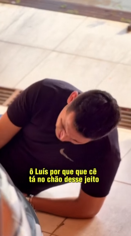 T0122045 Luís se jogou na frente do carro acusou Adrianade ter batido carro nele