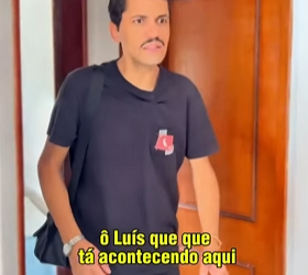 T0122047 Luís forçou Adriana pegar ovo de Páscoa acusar ela de ter pegado para Tim