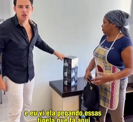 T0122055 Deu um presente para Adriana mais acusou ela de ter pegado para Tim