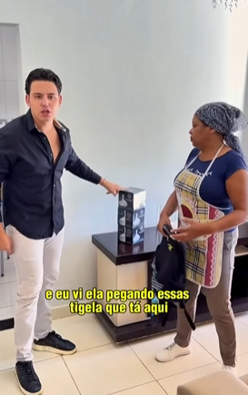 T0122055 Deu um presente para Adriana mais acusou ela de ter pegado para Tim