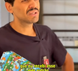 T0121008 Luís pegou salário da Adriana força só porque ele quem indicou trabalho para ela