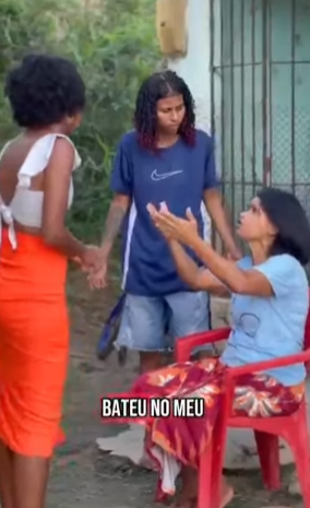 T0121032 Essa situação acontecesse com sua mãe você faria